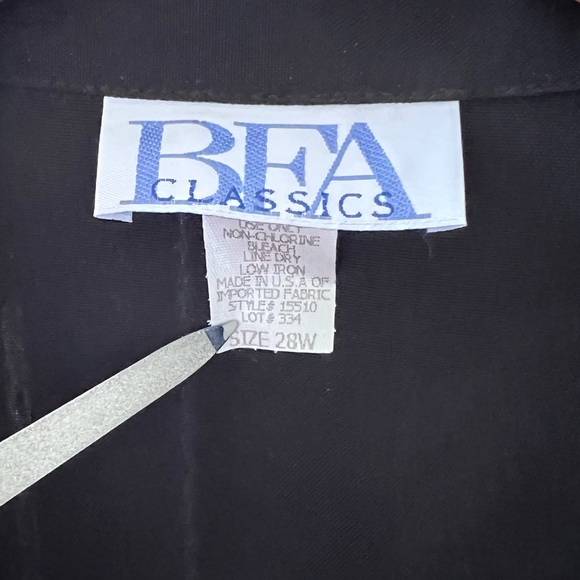 BEA Classics Gorgeous Black/Gold Business WOMENS Dress NWT plus size 28W - Picture 5 of 6